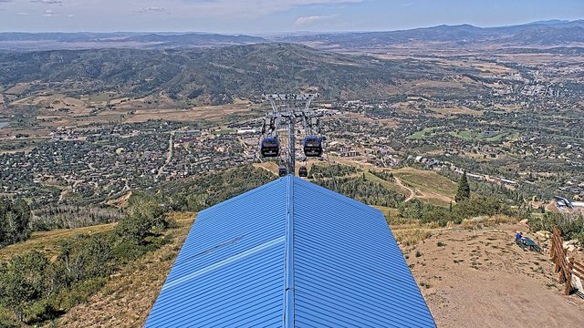 view from Steamboat Thunderhead on 2026-08-24
