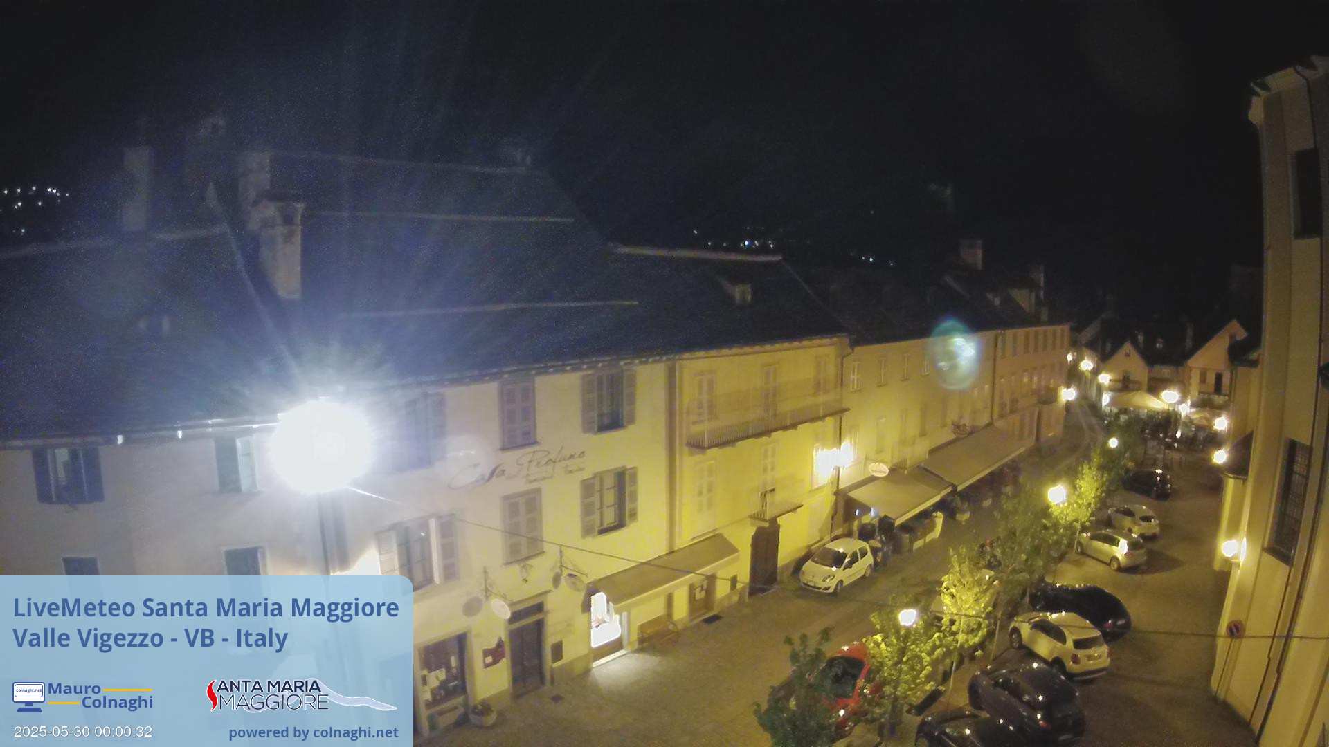 time-lapse frame, Santa Maria webcam