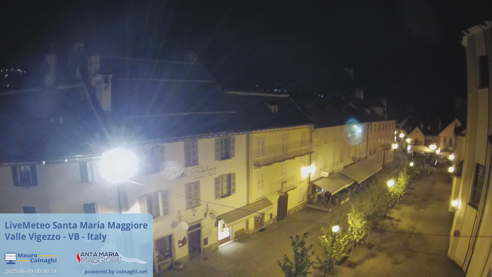 time-lapse frame, Santa Maria webcam