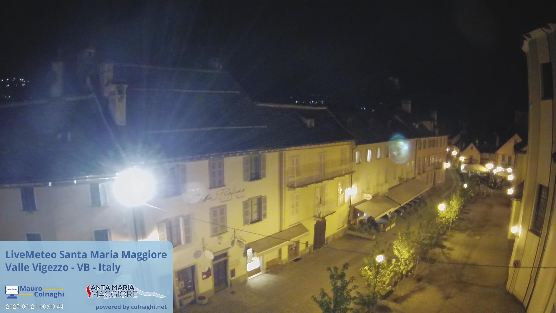 time-lapse frame, Santa Maria webcam