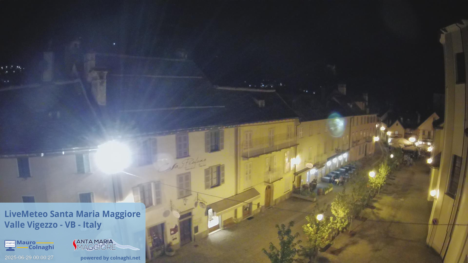 time-lapse frame, Santa Maria webcam