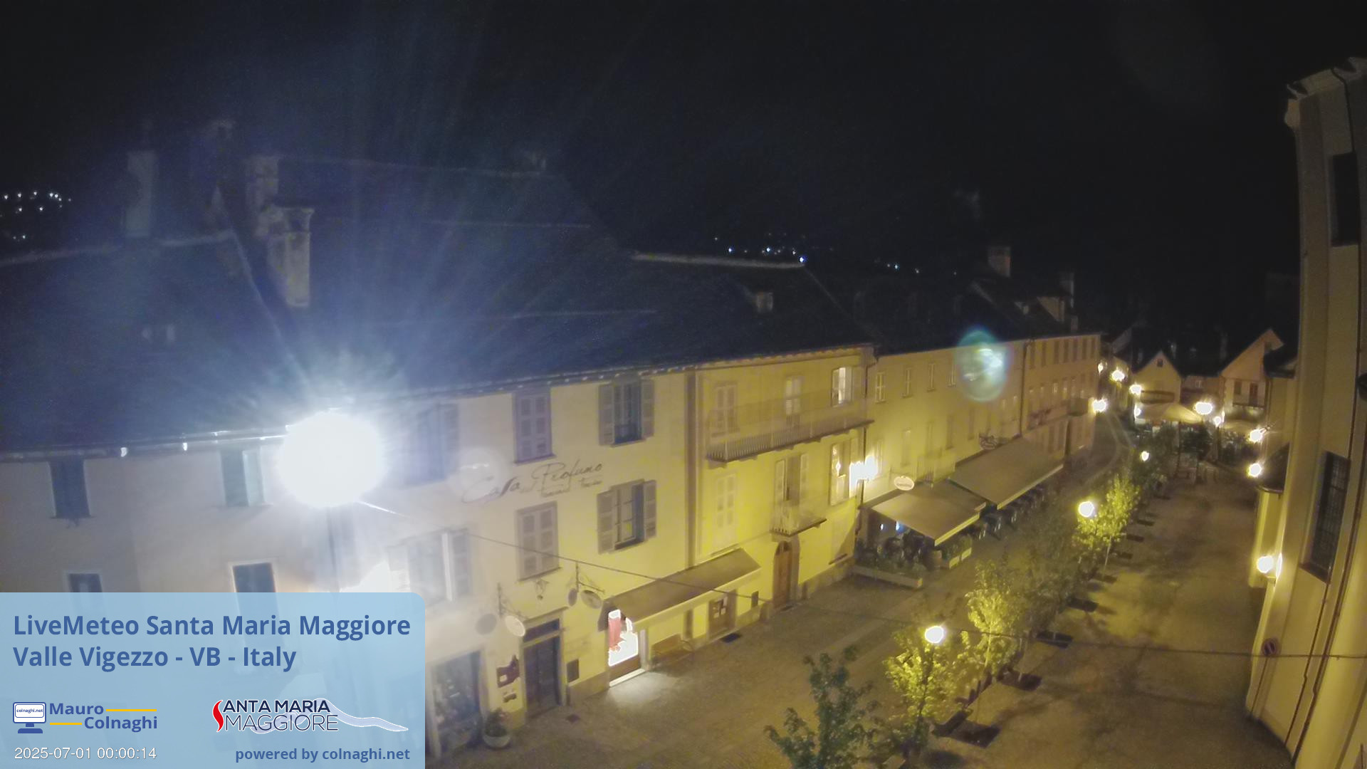 time-lapse frame, Santa Maria webcam