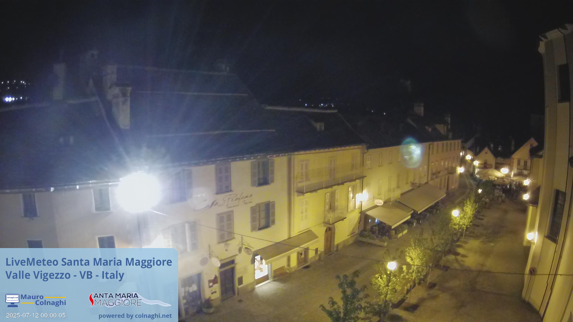 time-lapse frame, Santa Maria webcam