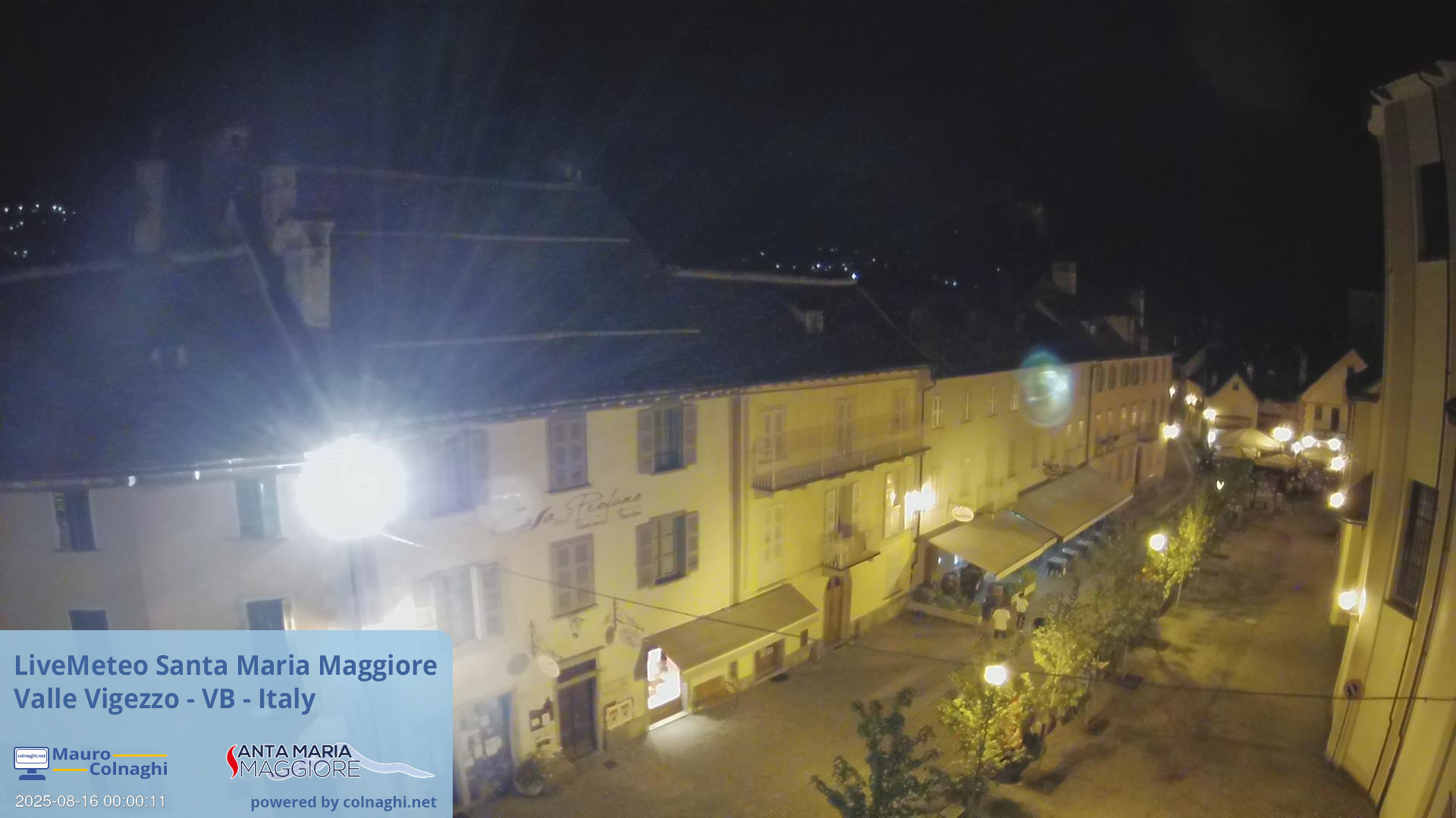 time-lapse frame, Santa Maria webcam