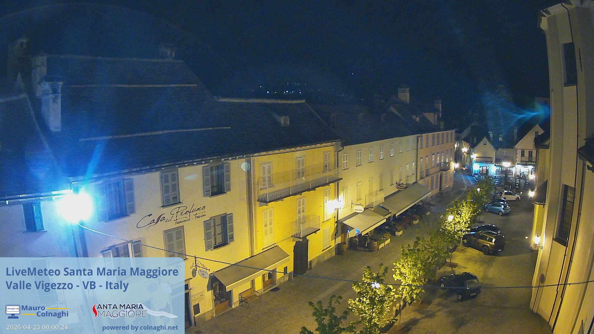 time-lapse frame, Santa Maria webcam