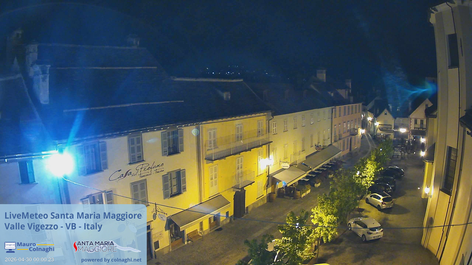time-lapse frame, Santa Maria webcam