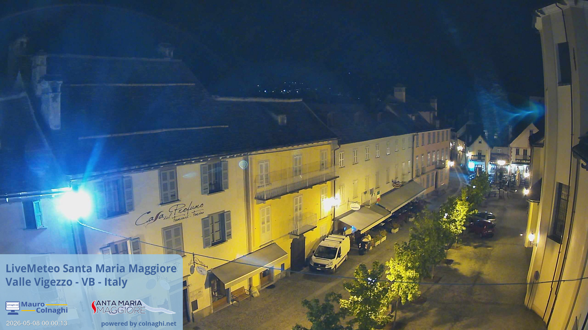time-lapse frame, Santa Maria webcam