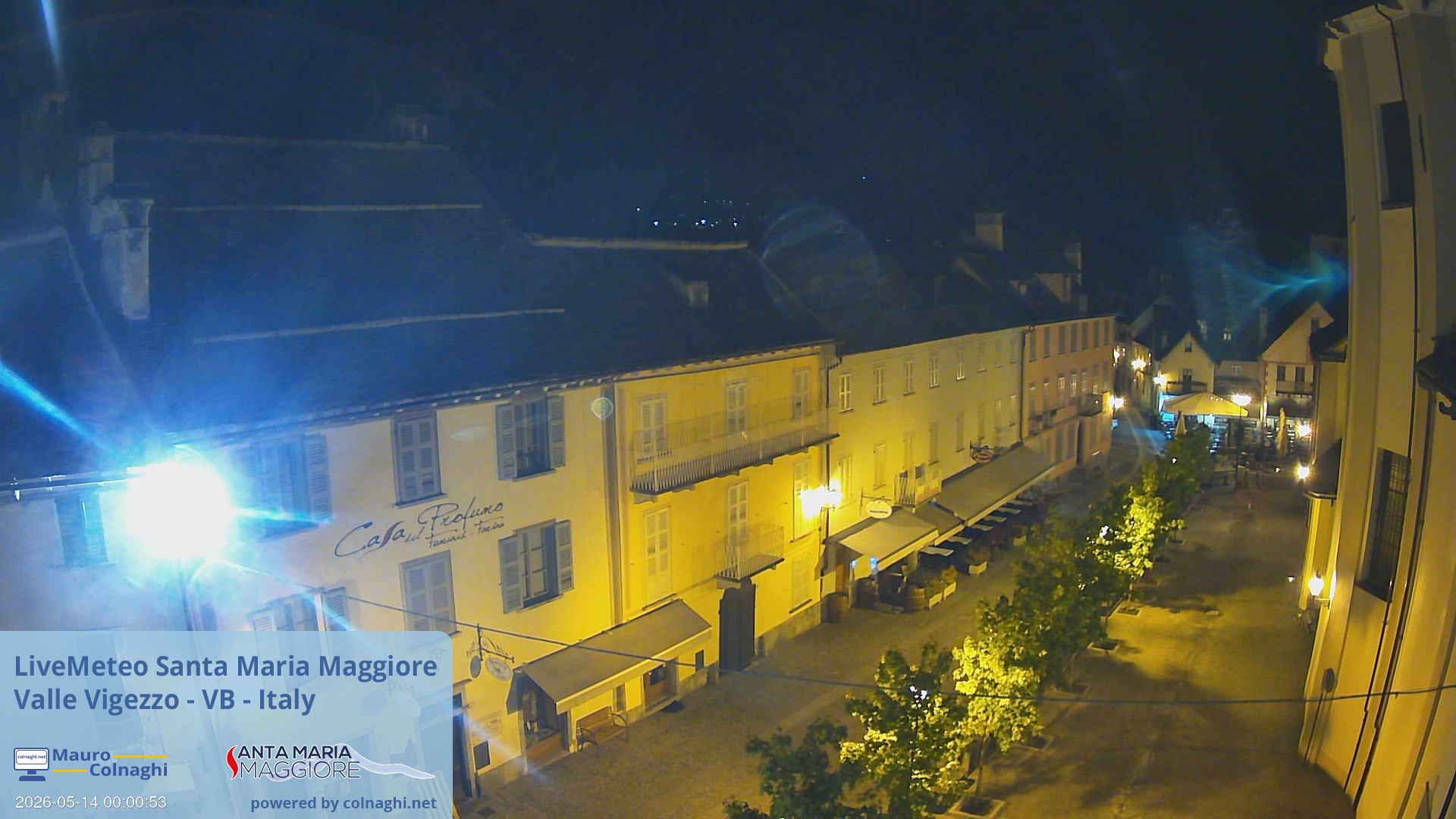 time-lapse frame, Santa Maria webcam