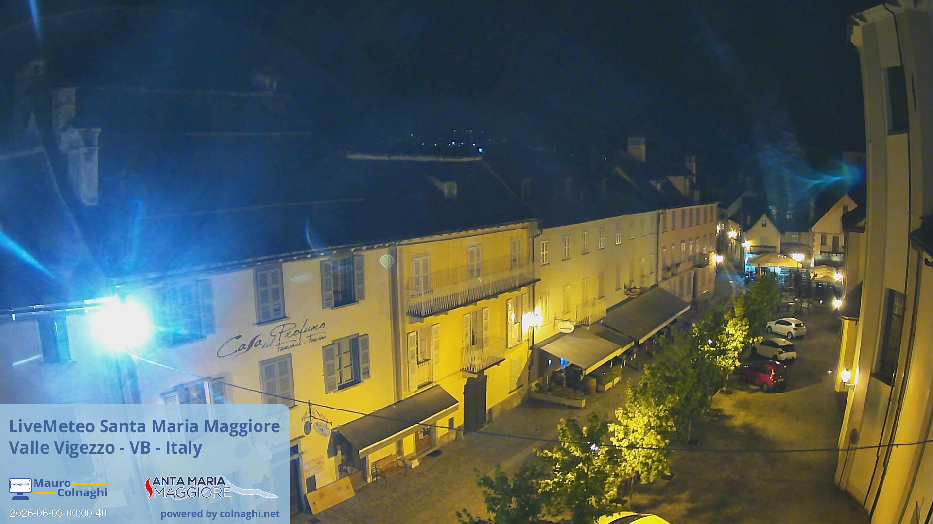 time-lapse frame, Santa Maria webcam