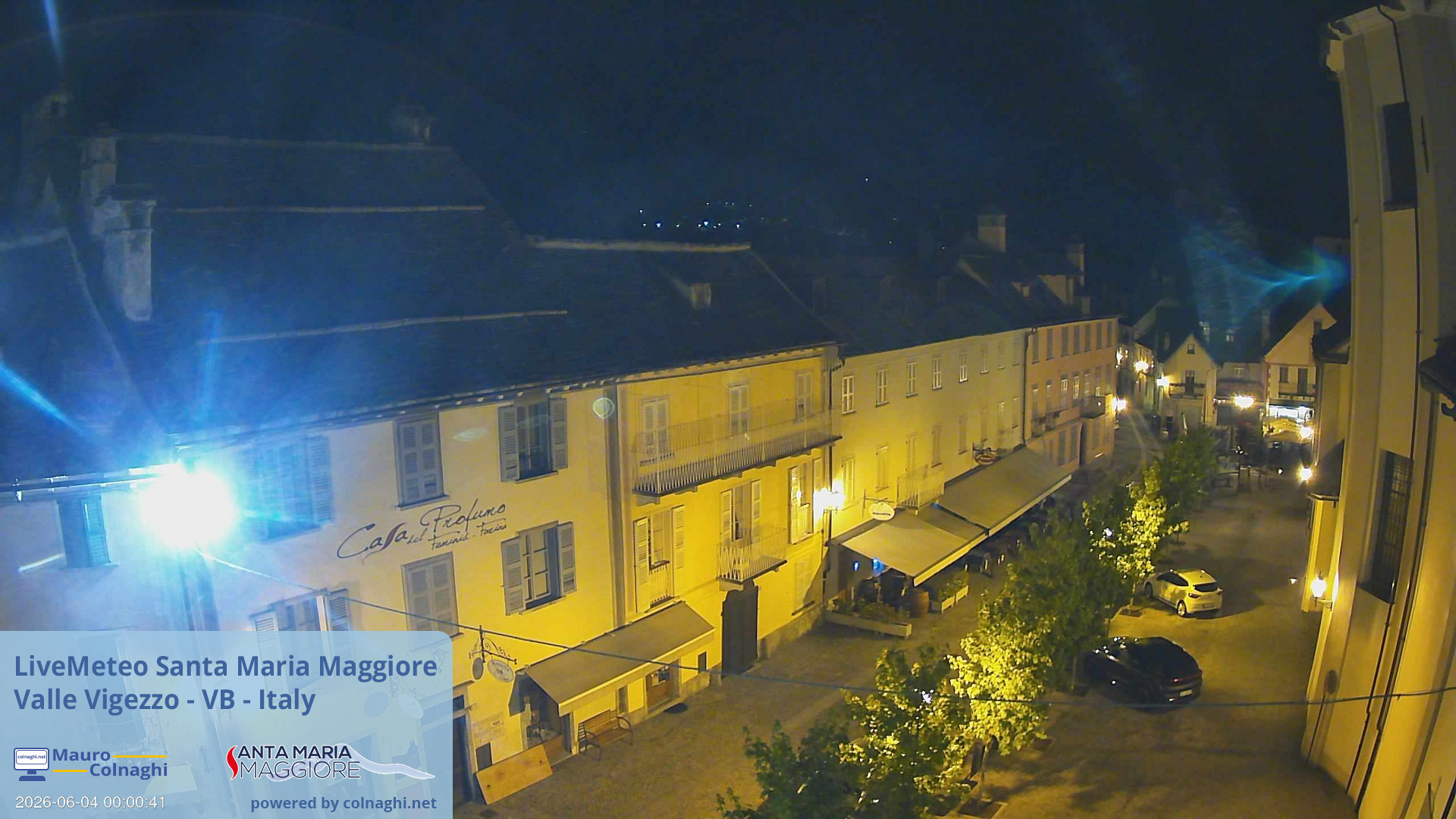 time-lapse frame, Santa Maria webcam