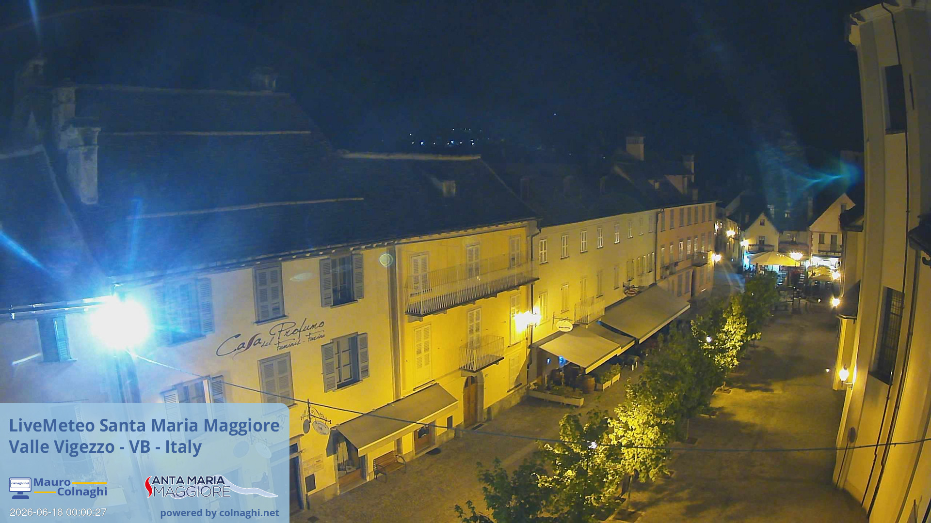 time-lapse frame, Santa Maria webcam