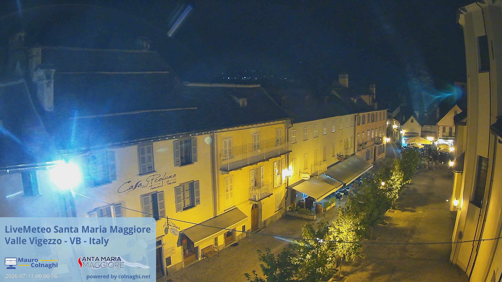 time-lapse frame, Santa Maria webcam