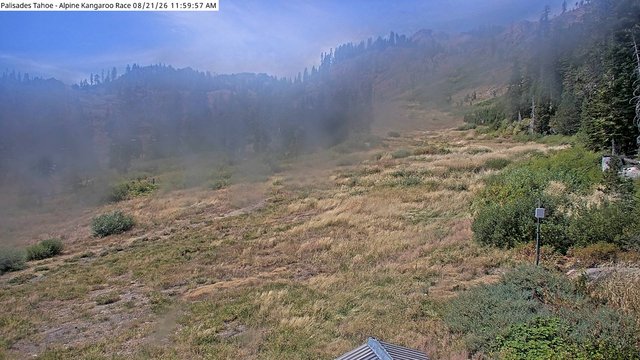 view from Palisades Tahoe Alpine Race on 2026-08-21