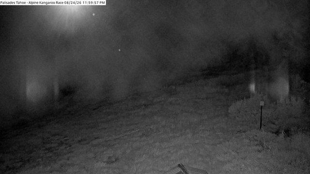 time-lapse frame, Palisades Tahoe Alpine Race webcam