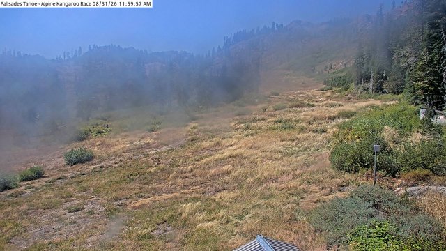 view from Palisades Tahoe Alpine Race on 2026-08-31
