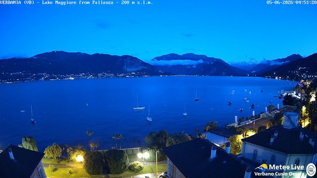 time-lapse frame, Verbania vista ovest webcam