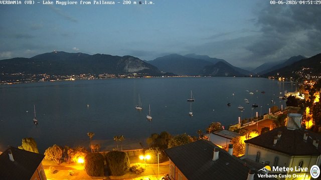 time-lapse frame, Verbania vista ovest webcam