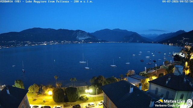 time-lapse frame, Verbania vista ovest webcam