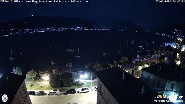 time-lapse frame, Verbania vista ovest webcam