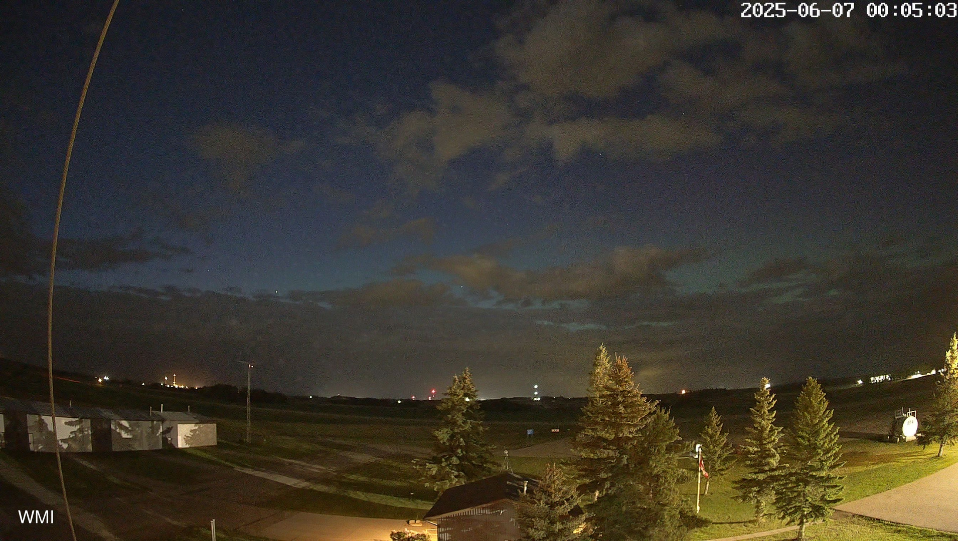 time-lapse frame, Olds Radar North webcam