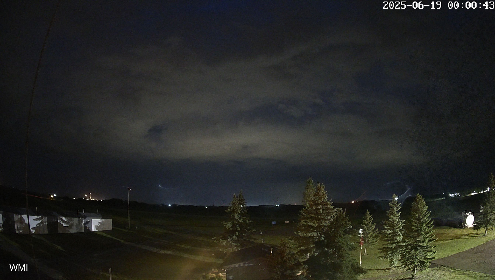 time-lapse frame, Olds Radar North webcam