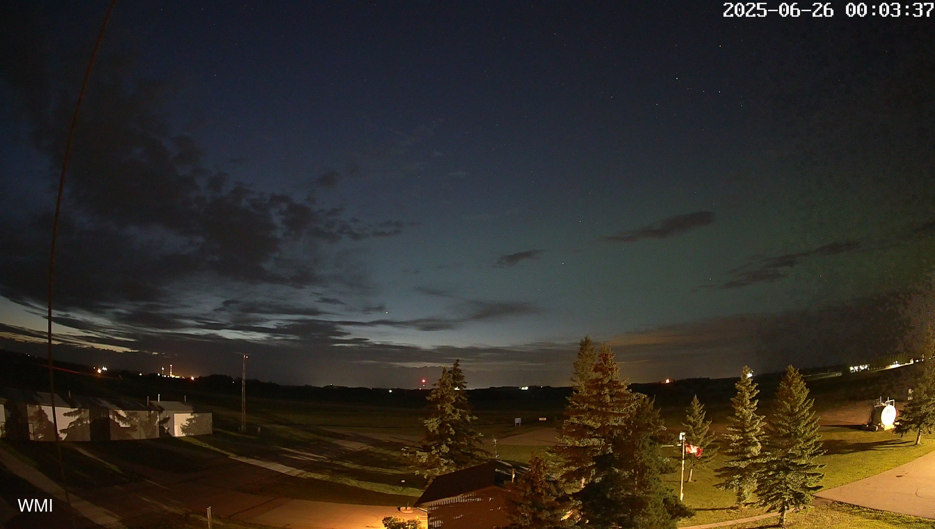 time-lapse frame, Olds Radar North webcam