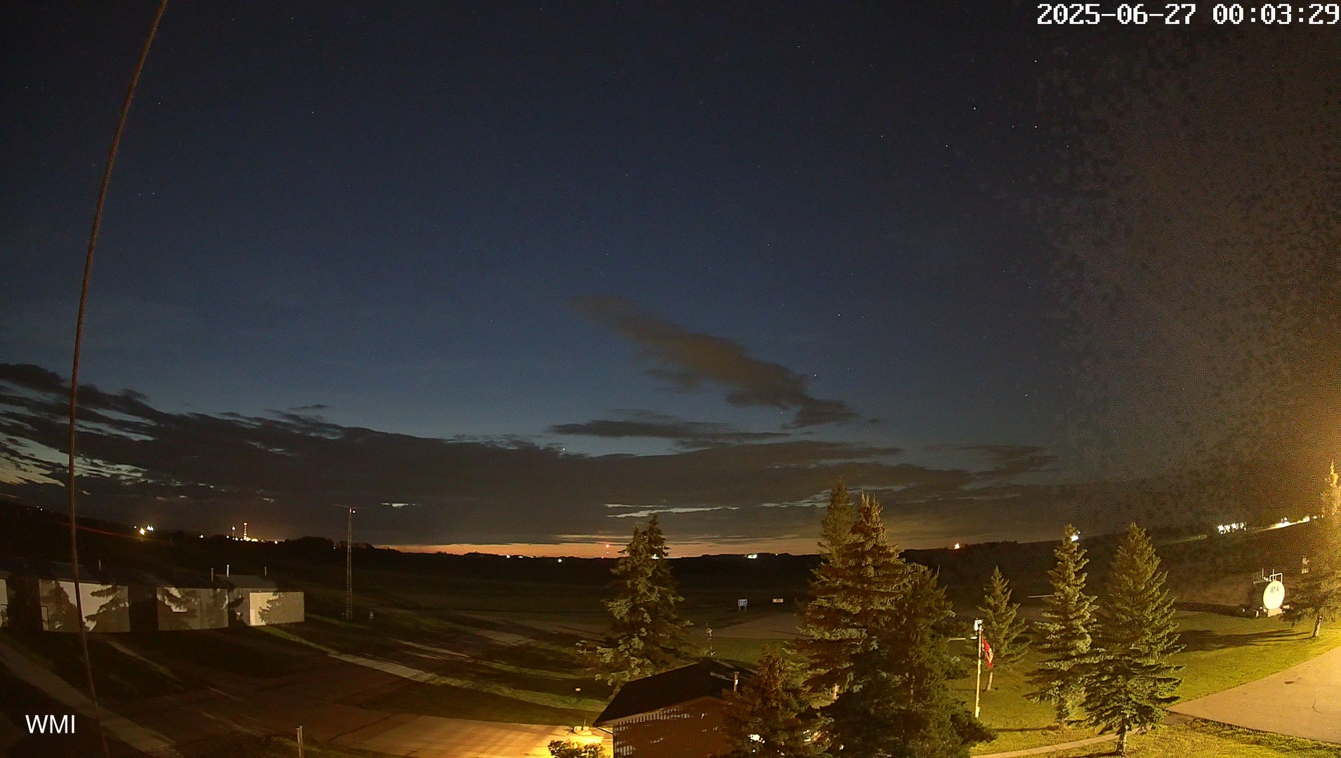 time-lapse frame, Olds Radar North webcam