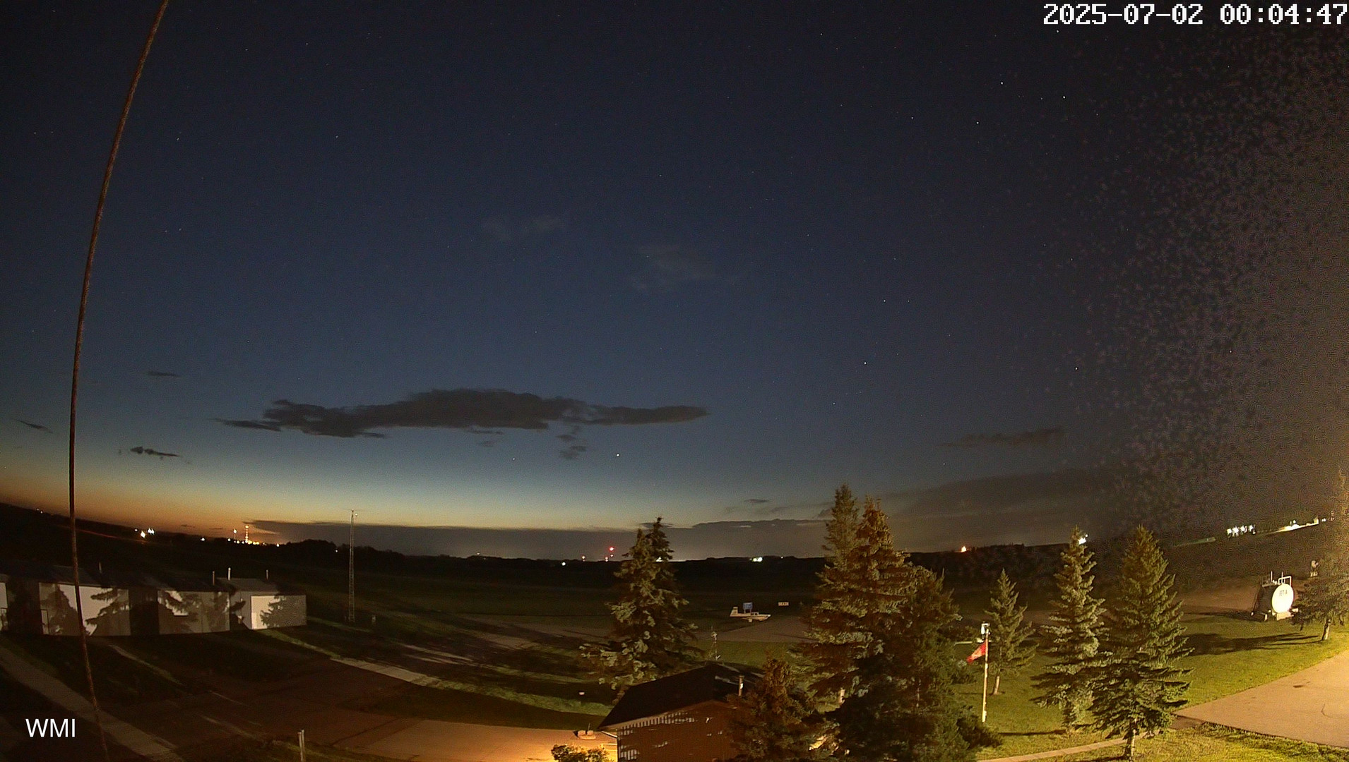 time-lapse frame, Olds Radar North webcam