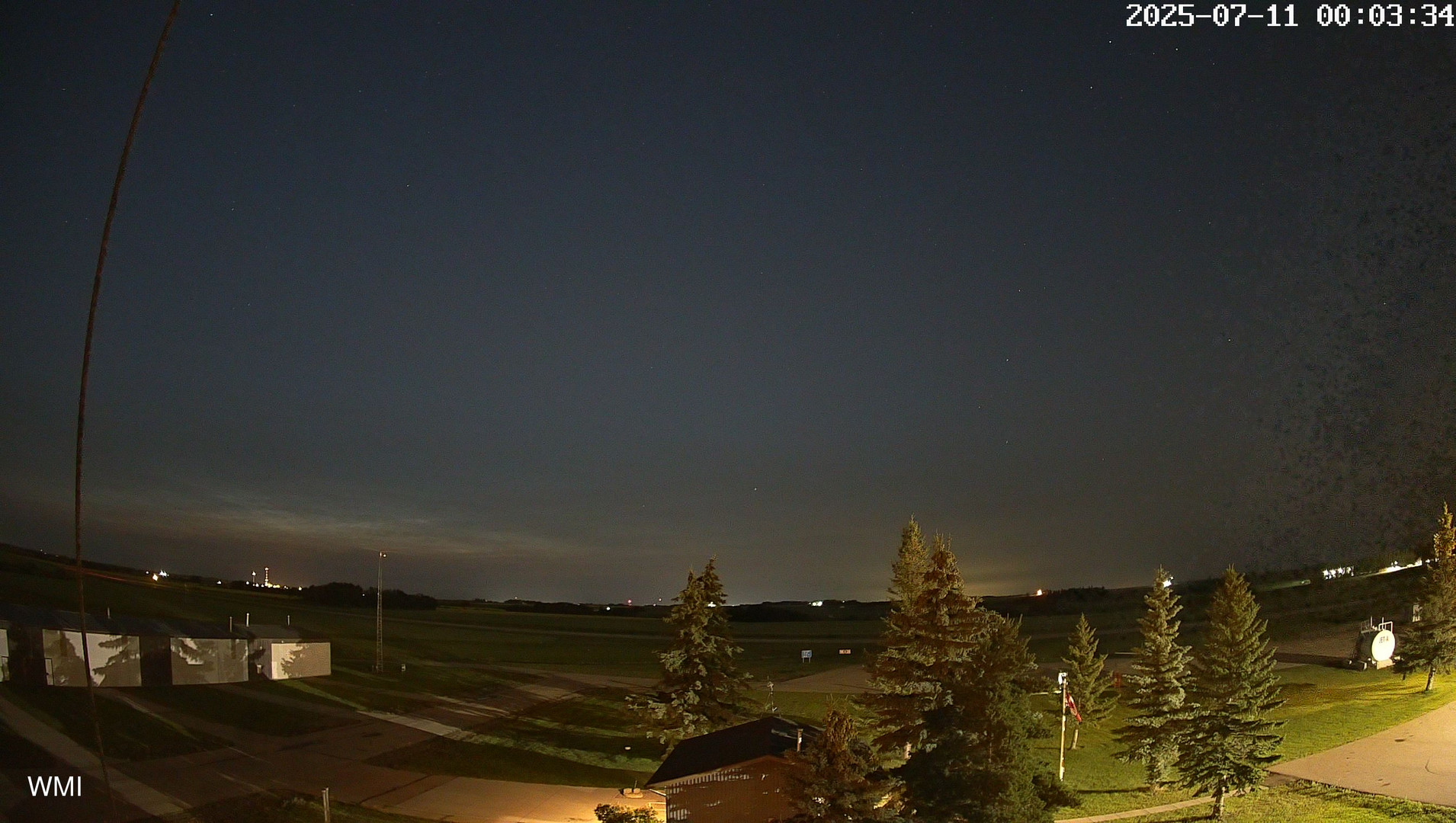 time-lapse frame, Olds Radar North webcam