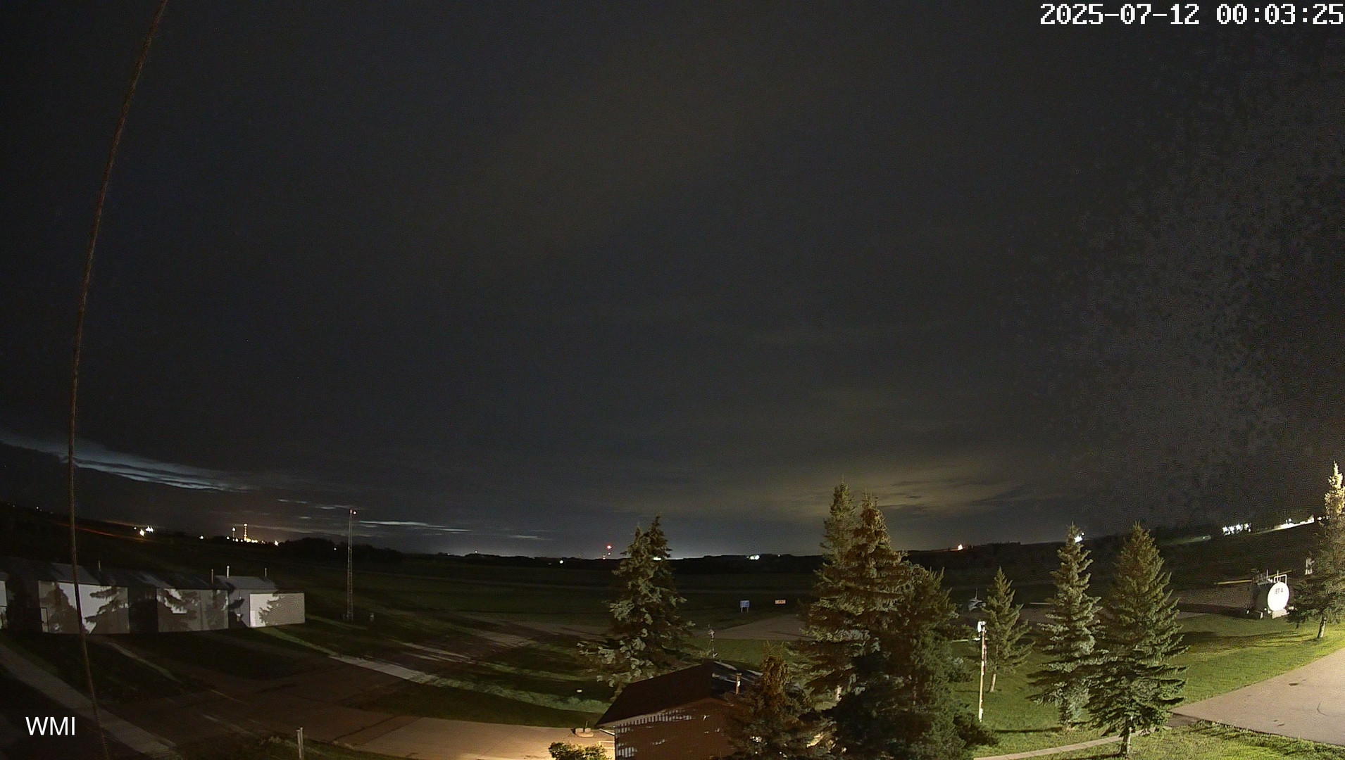 time-lapse frame, Olds Radar North webcam