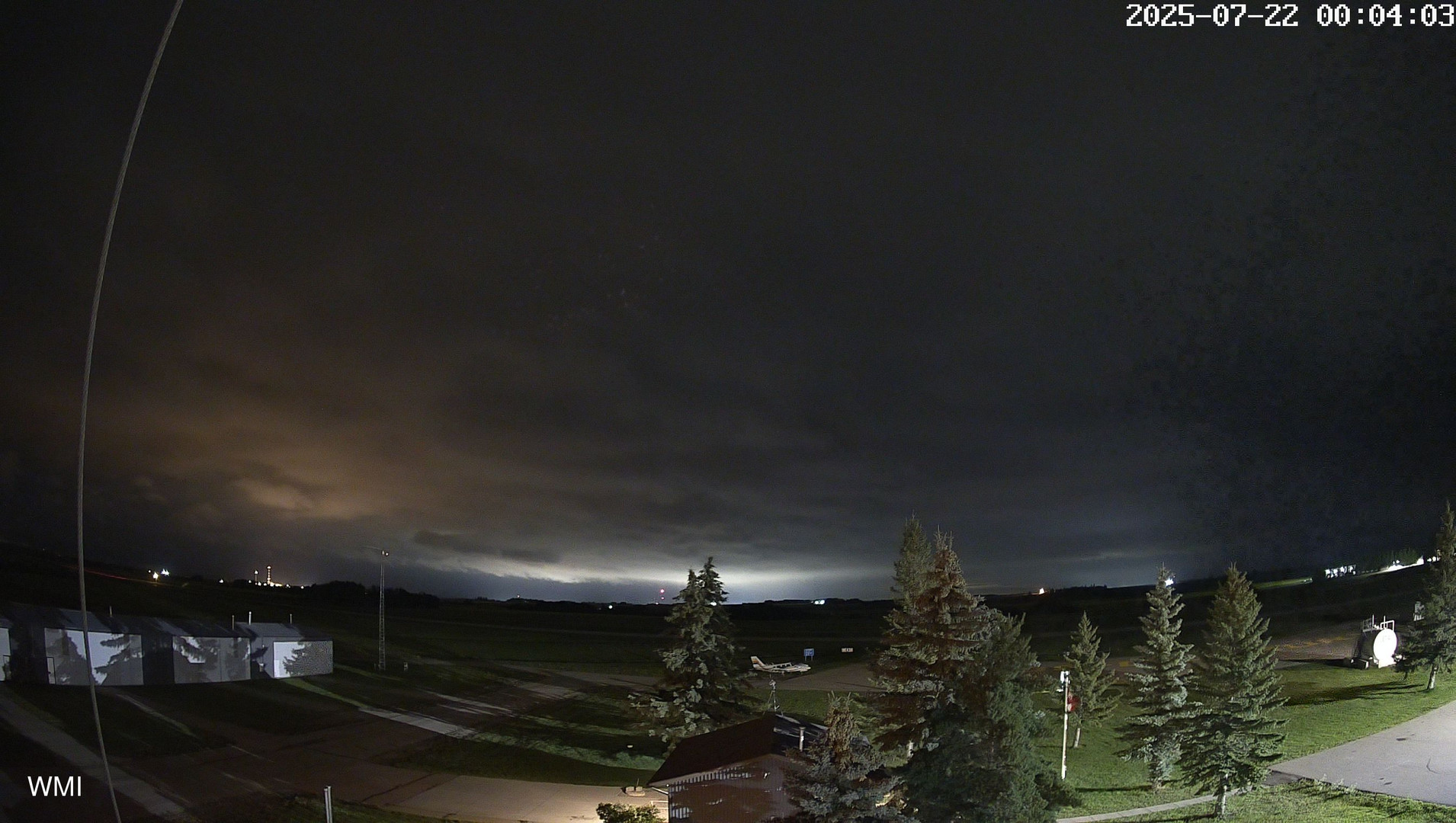 time-lapse frame, Olds Radar North webcam