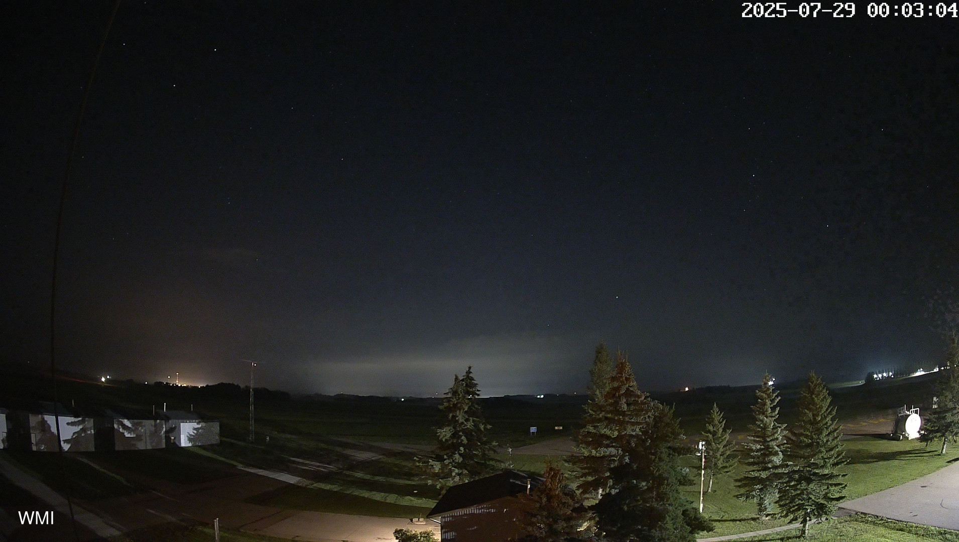 time-lapse frame, Olds Radar North webcam