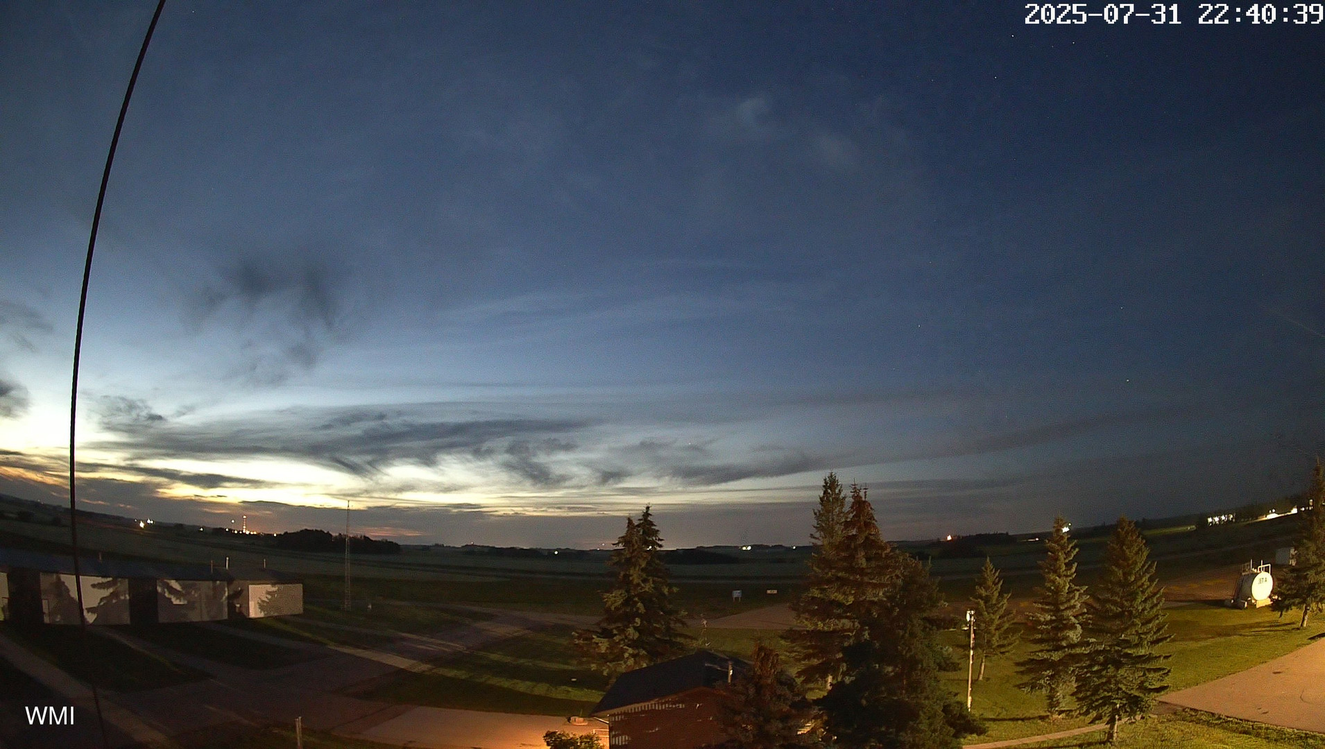 time-lapse frame, Olds Radar North webcam
