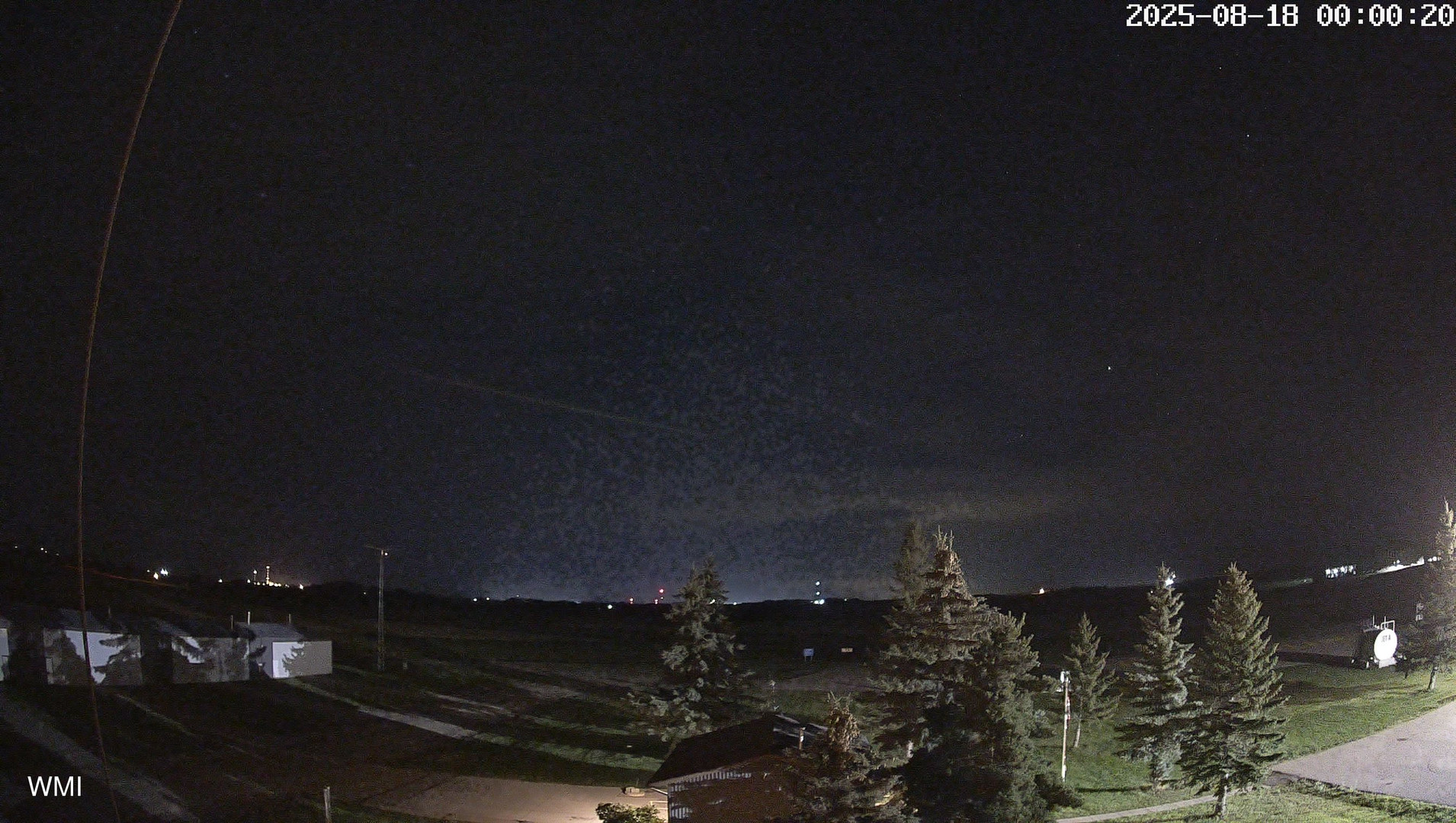 time-lapse frame, Olds Radar North webcam