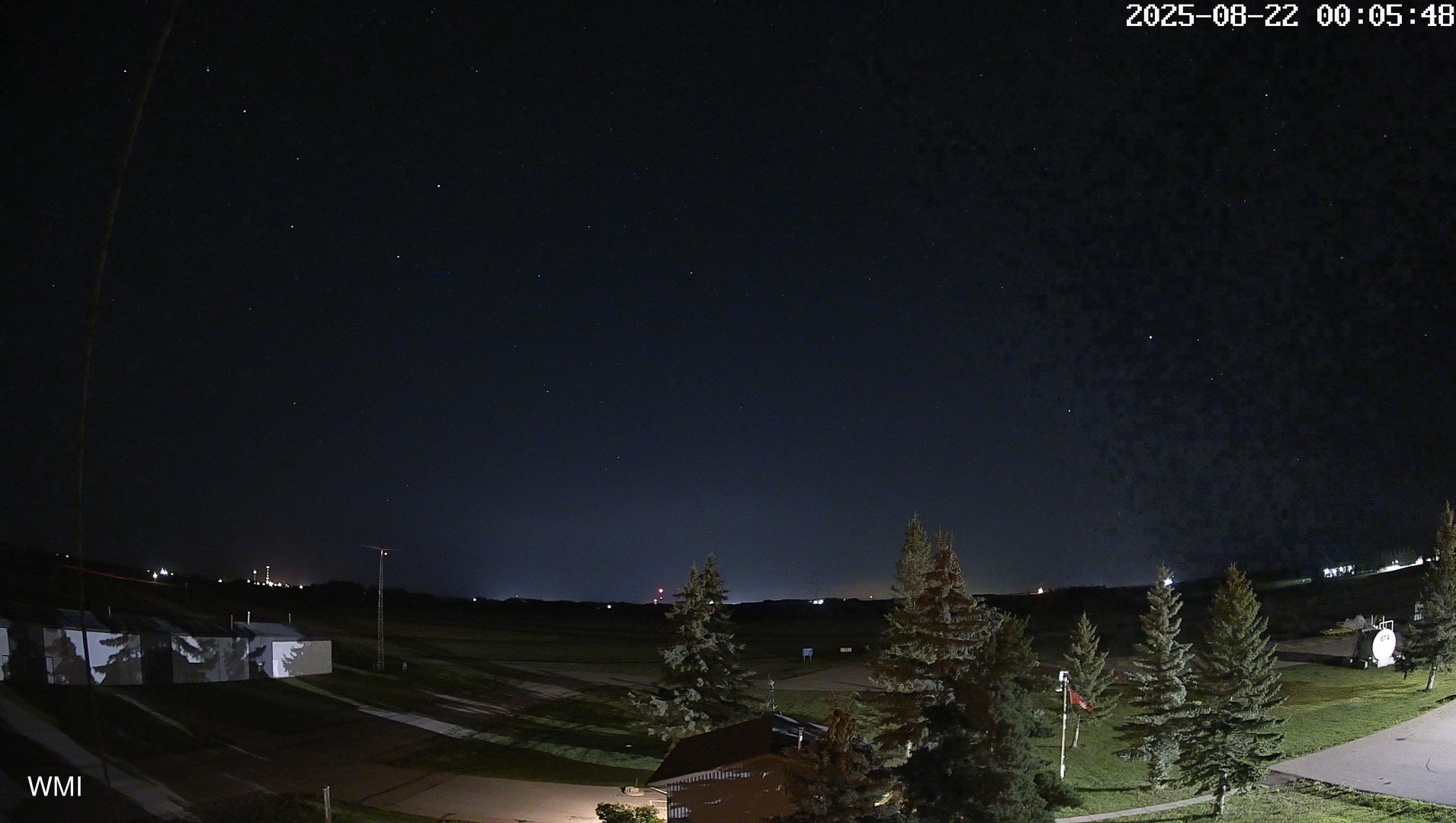 time-lapse frame, Olds Radar North webcam