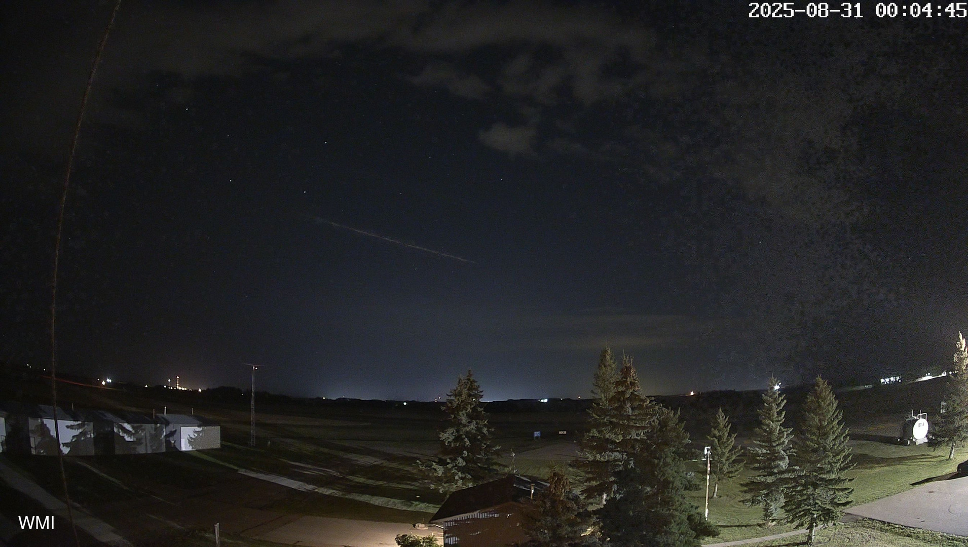 time-lapse frame, Olds Radar North webcam