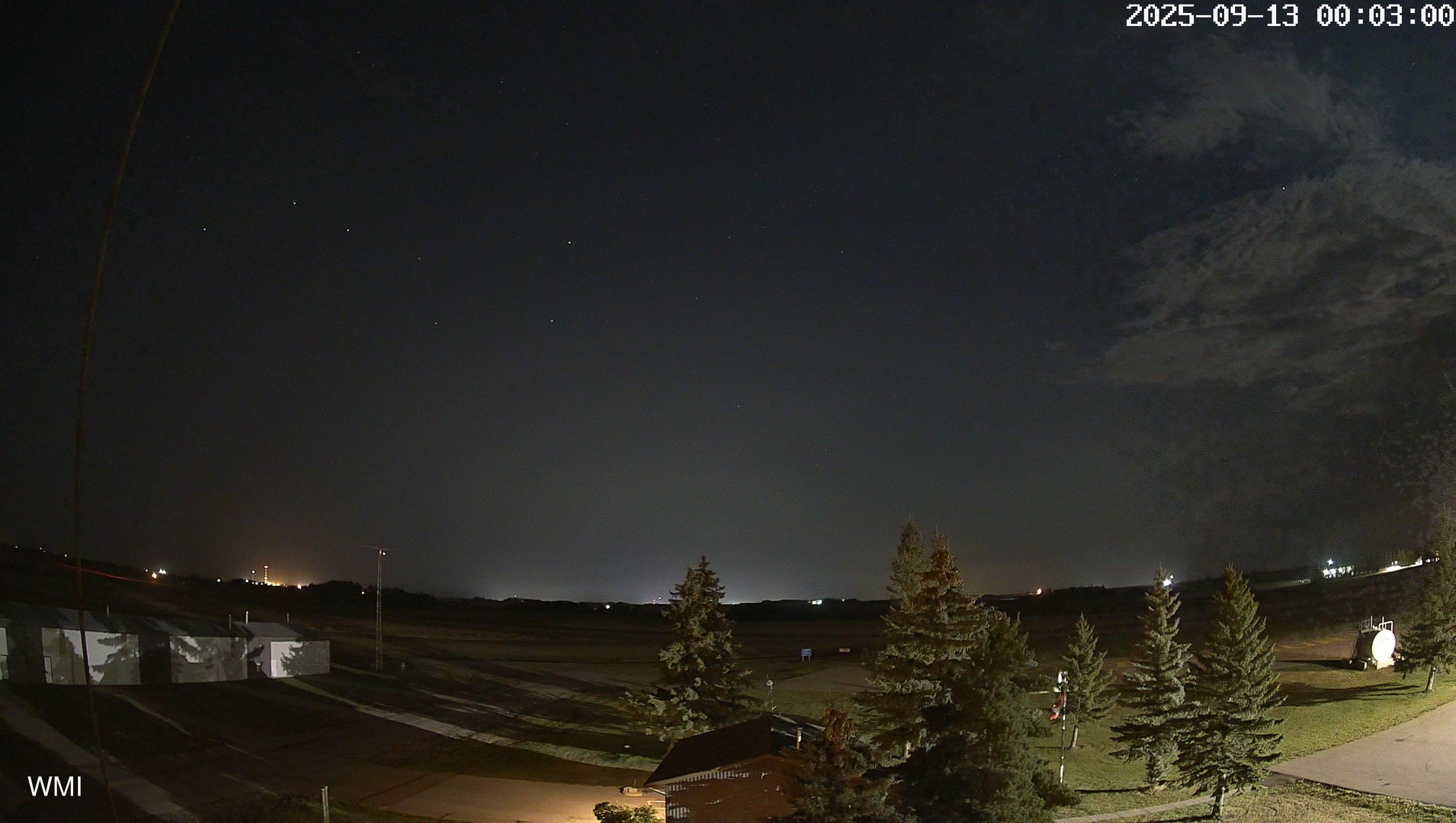 time-lapse frame, Olds Radar North webcam