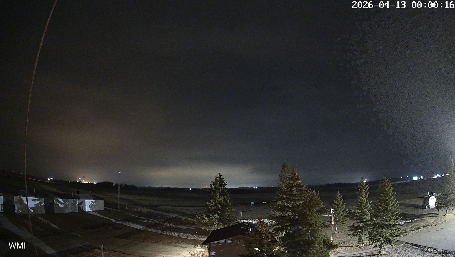 time-lapse frame, Olds Radar North webcam