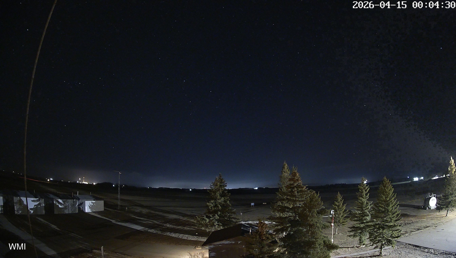 time-lapse frame, Olds Radar North webcam