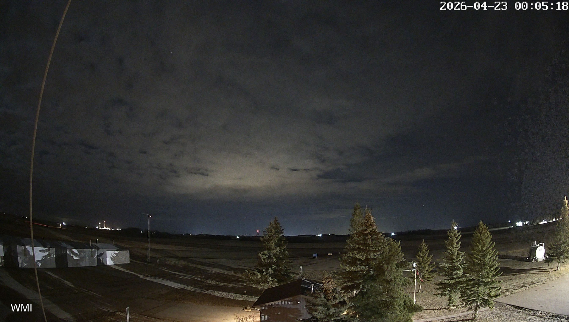 time-lapse frame, Olds Radar North webcam