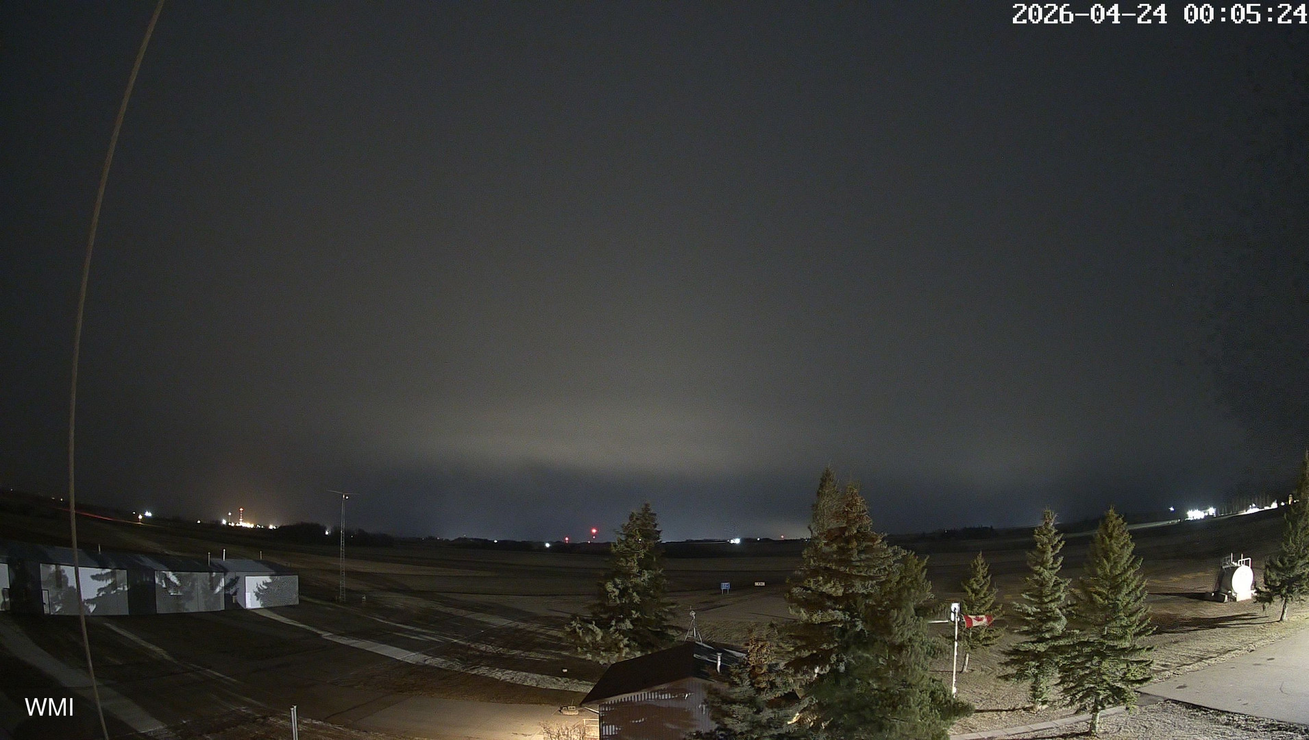 time-lapse frame, Olds Radar North webcam