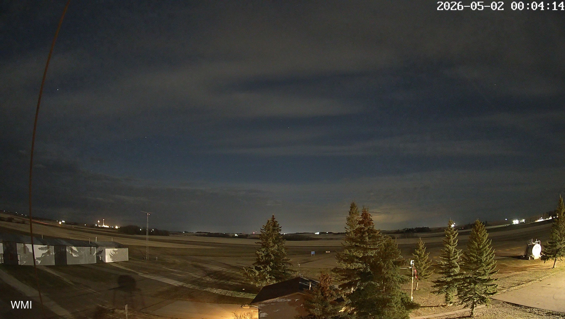 time-lapse frame, Olds Radar North webcam