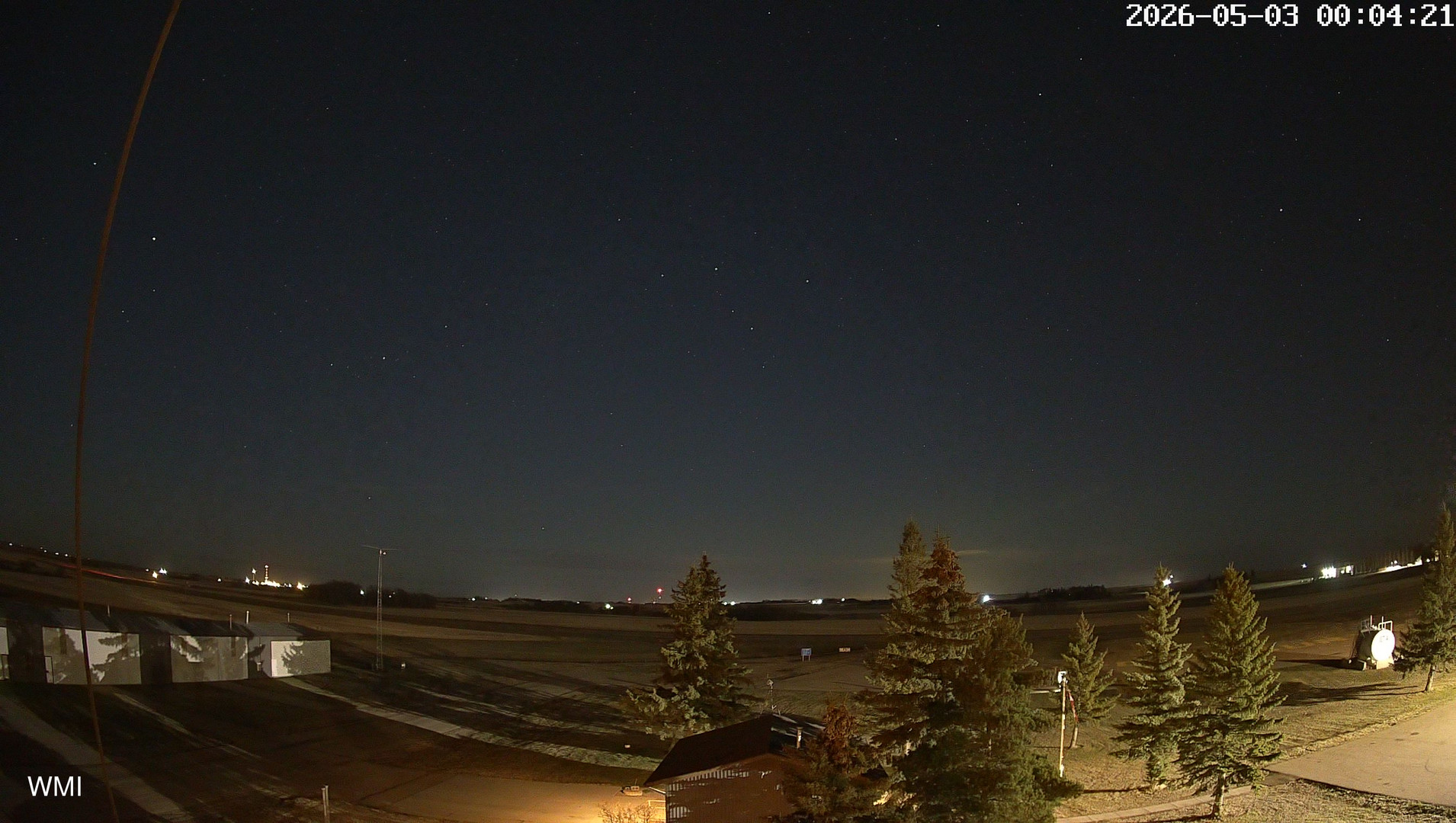 time-lapse frame, Olds Radar North webcam