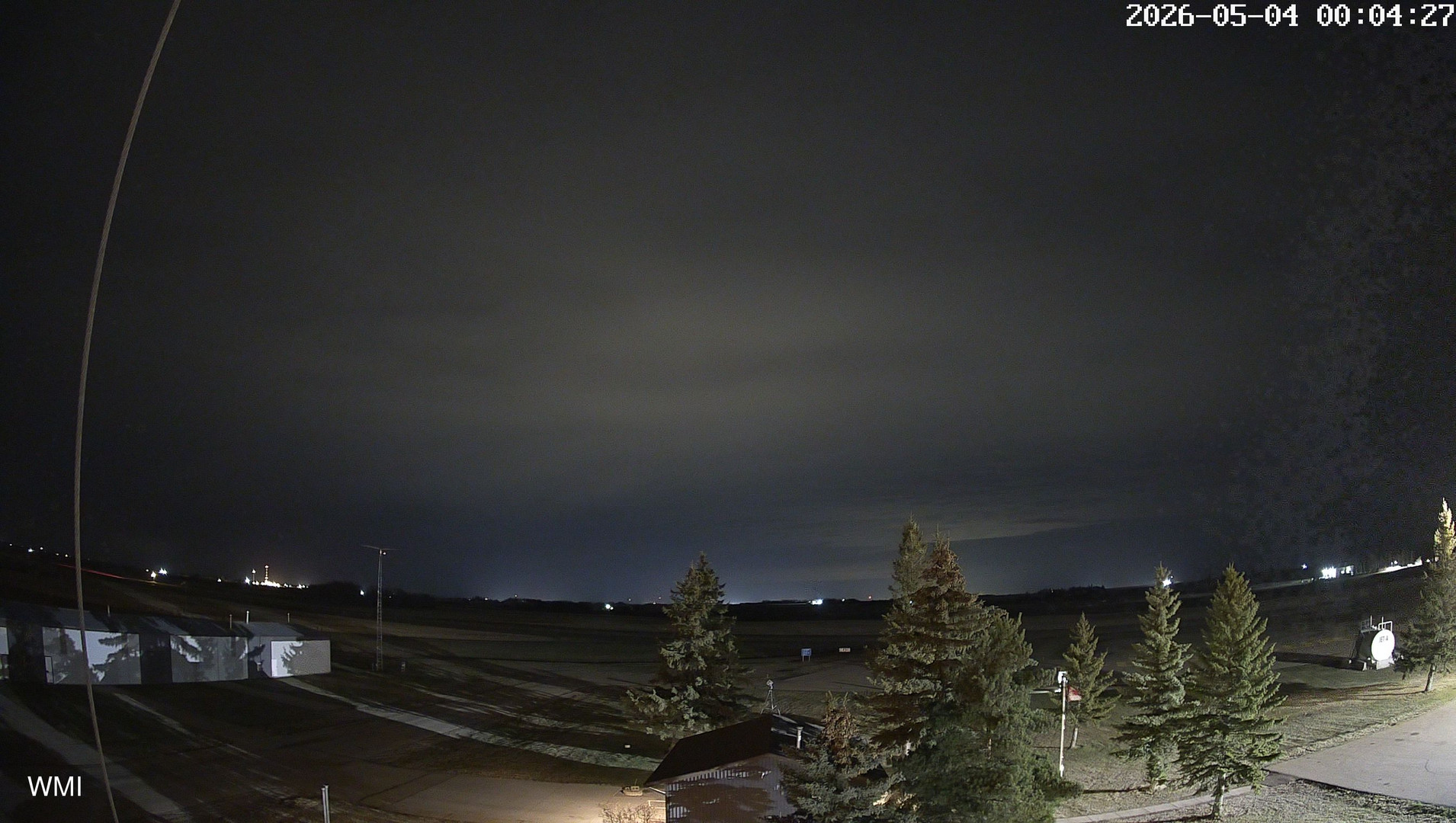 time-lapse frame, Olds Radar North webcam