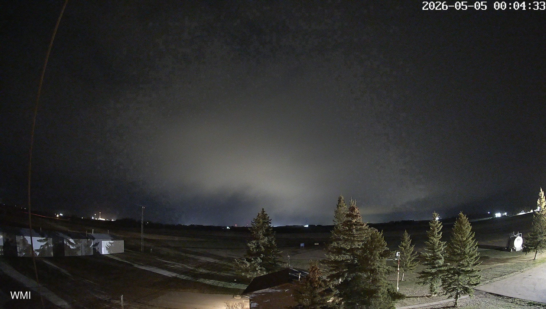 time-lapse frame, Olds Radar North webcam
