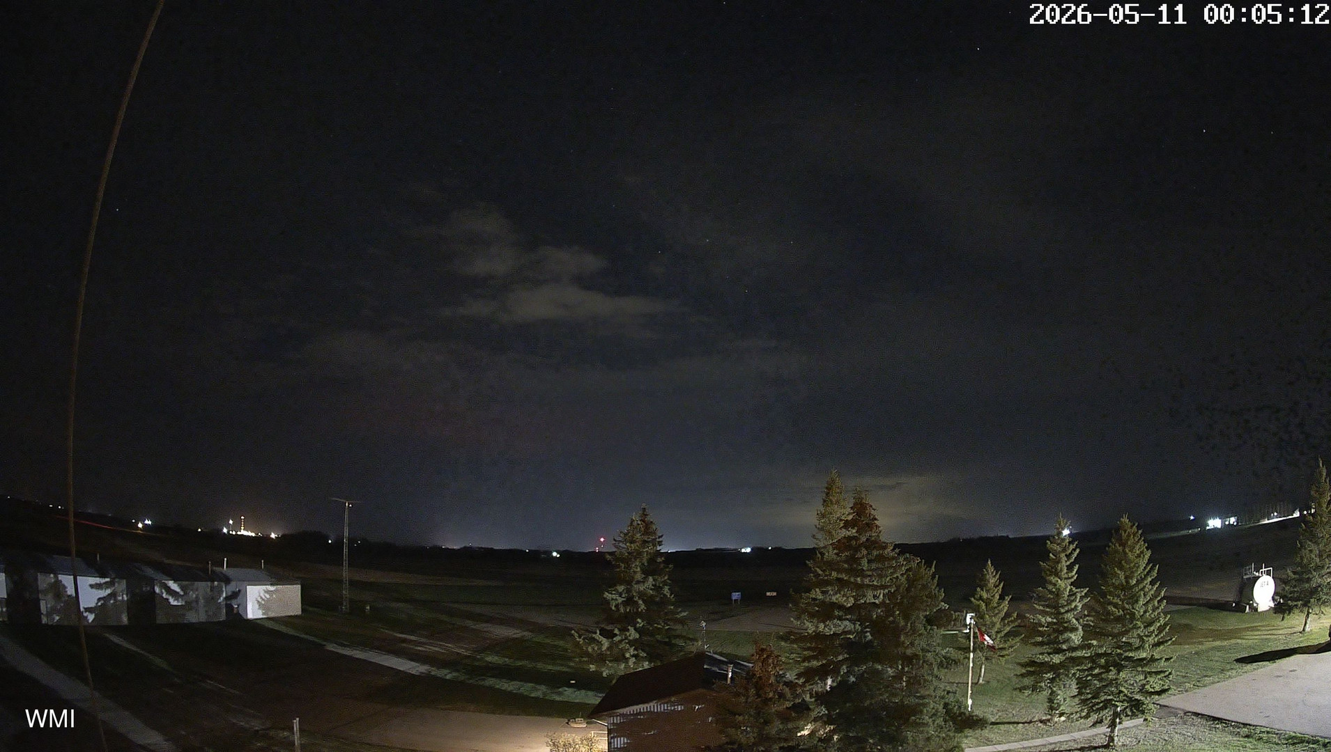 time-lapse frame, Olds Radar North webcam