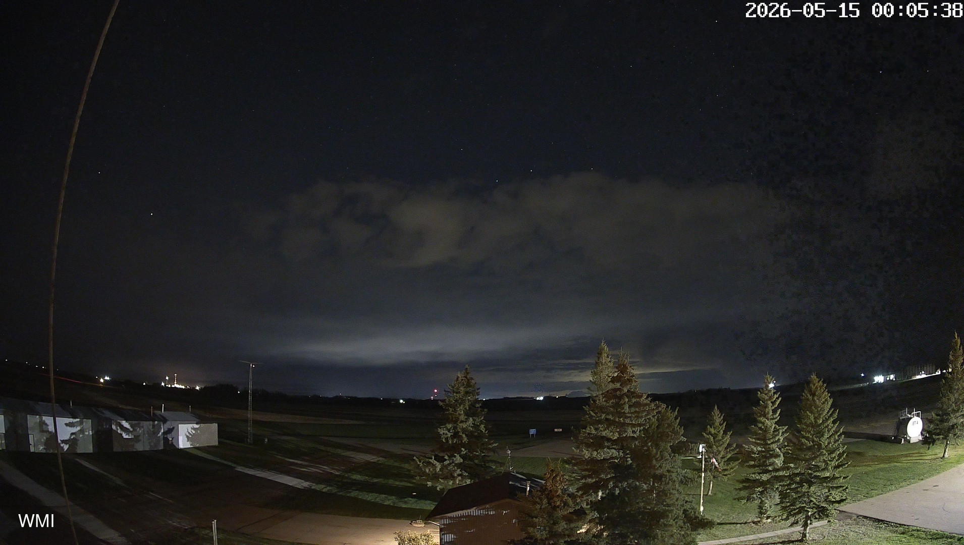 time-lapse frame, Olds Radar North webcam