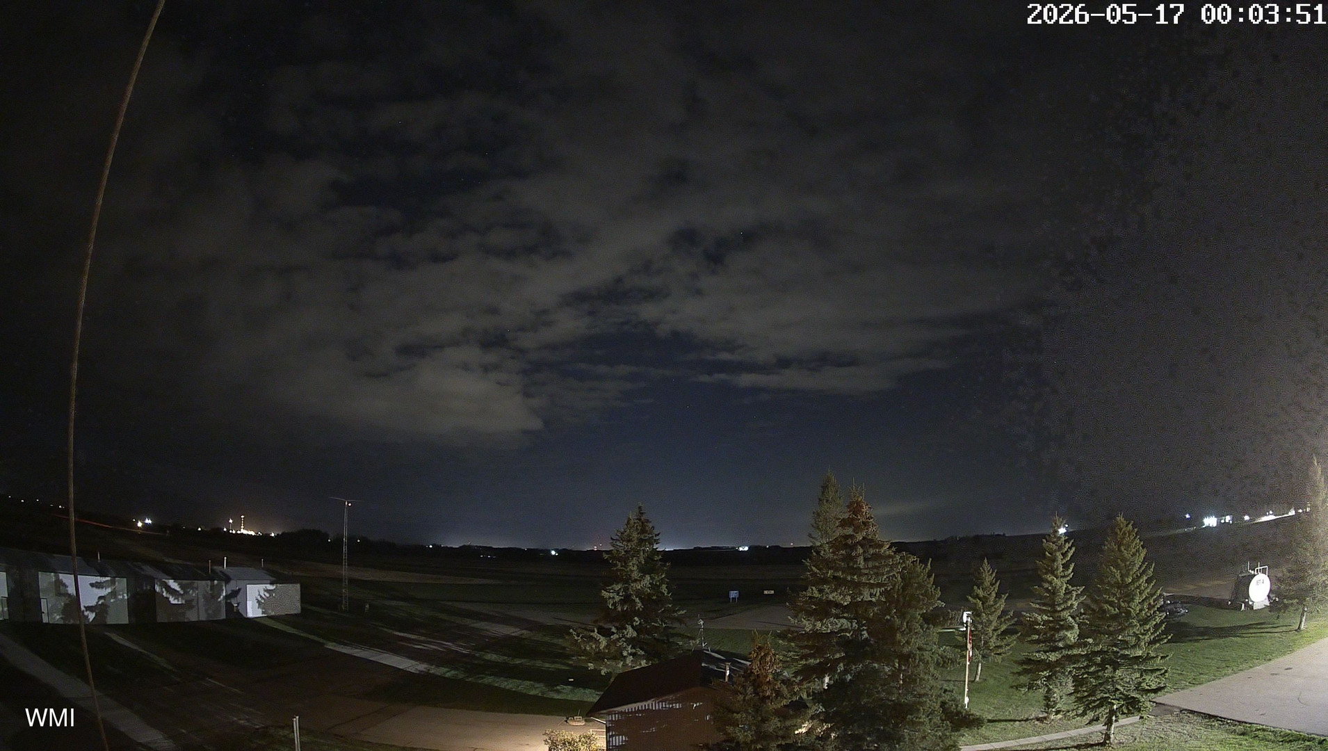 time-lapse frame, Olds Radar North webcam