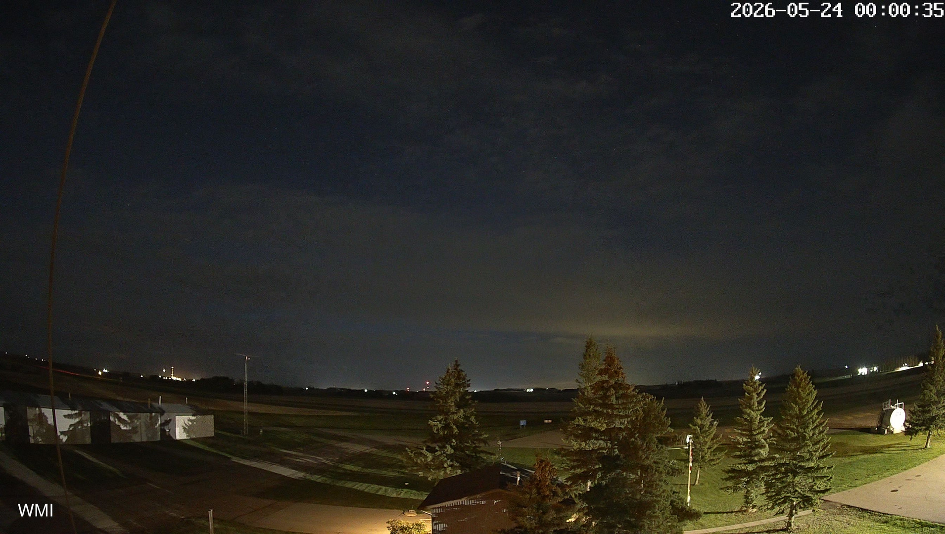 time-lapse frame, Olds Radar North webcam