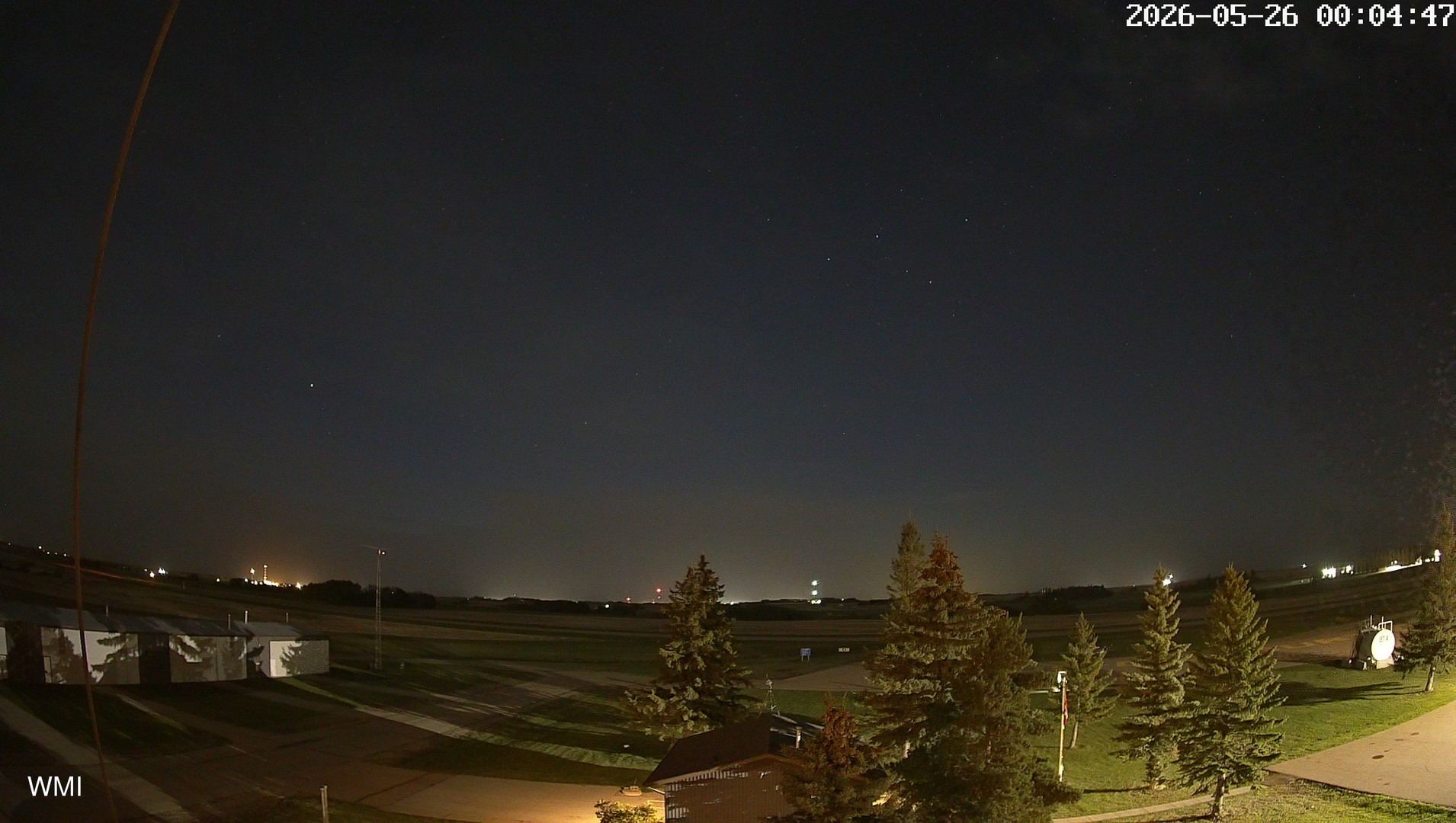 time-lapse frame, Olds Radar North webcam